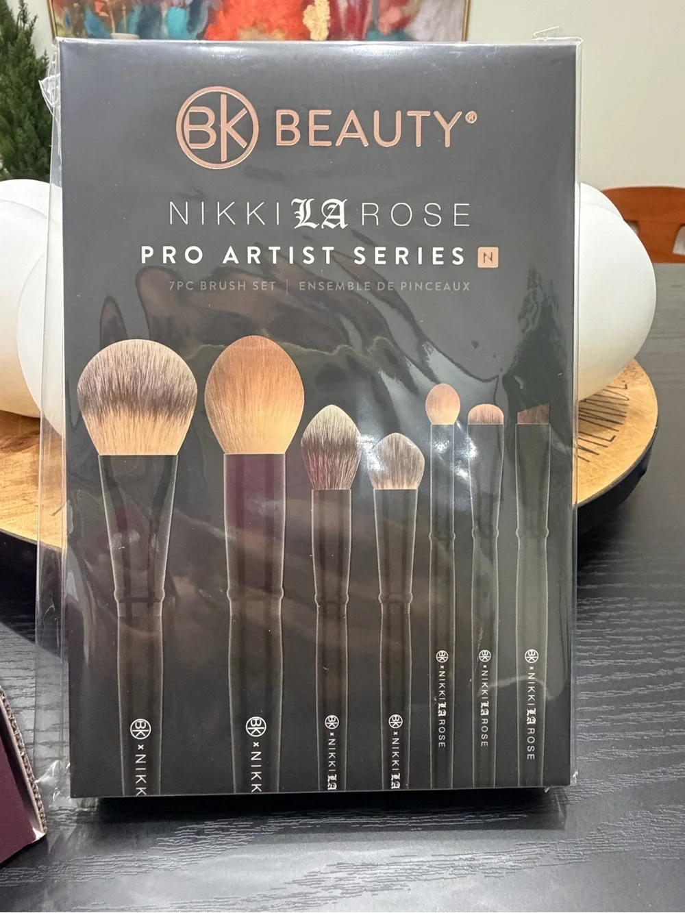 Pro Artist 7-Piece Makeup Brush Set – Black